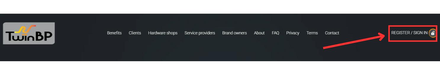 web customer sign-up