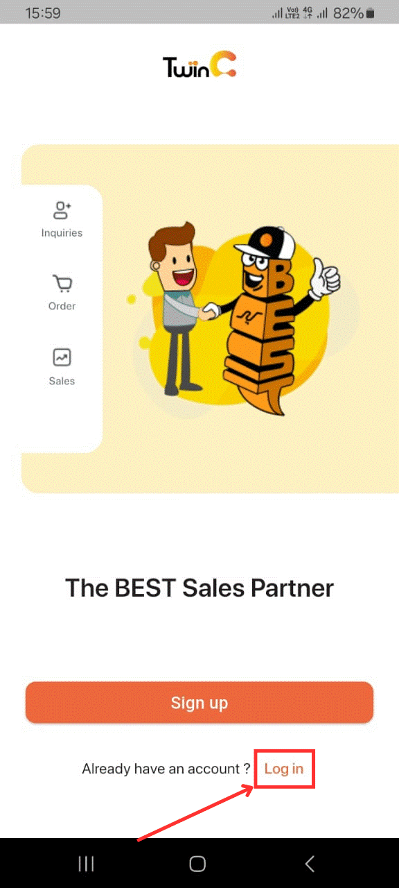 mobile customer sign-in