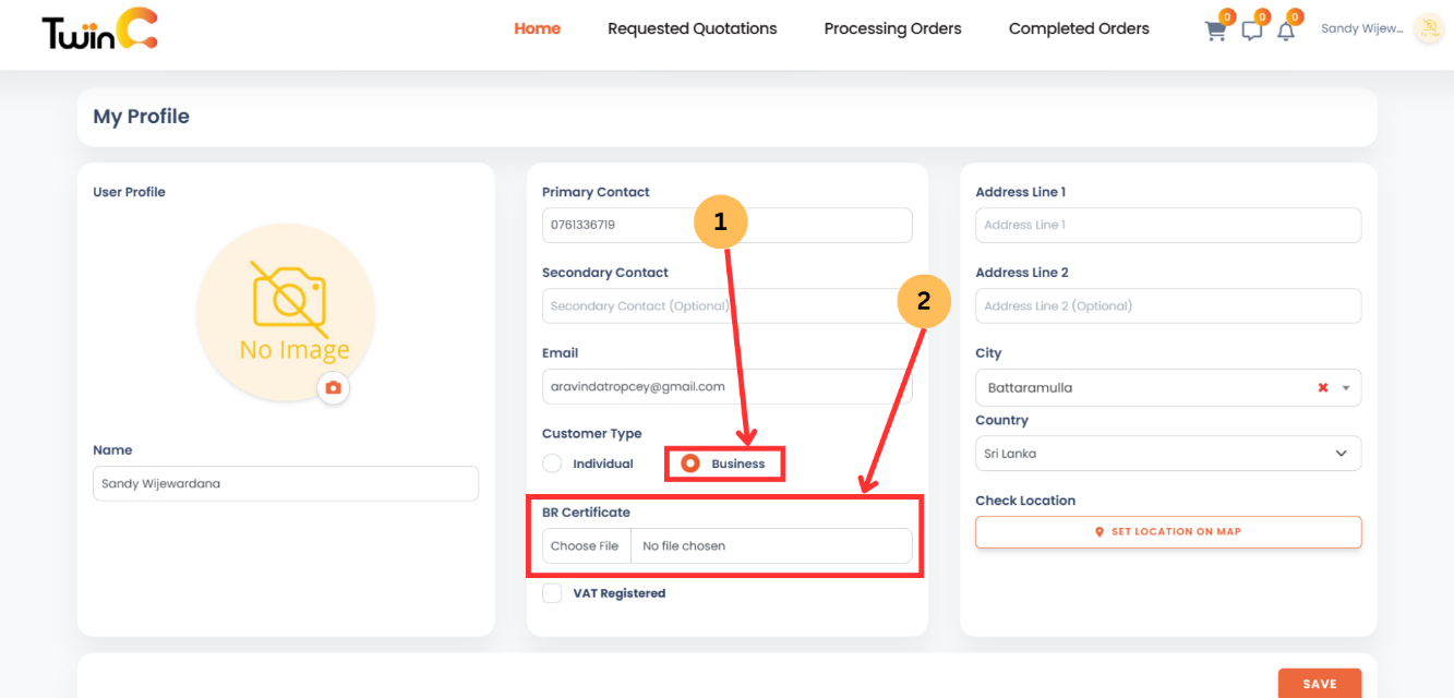 web customer sign-in