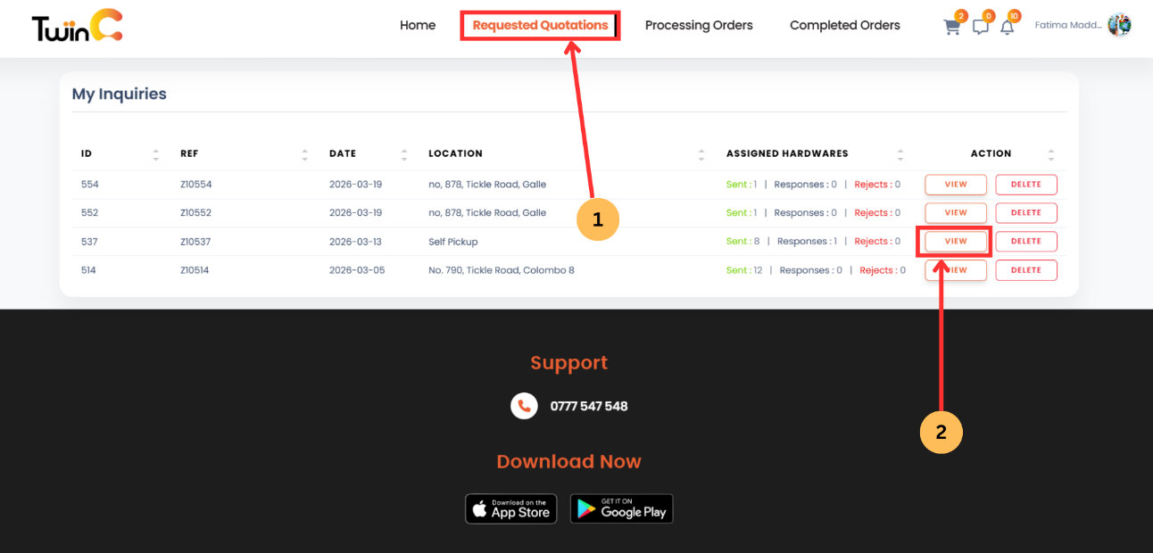 web customer sign-in
