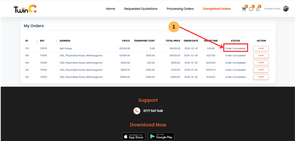 web customer sign-in