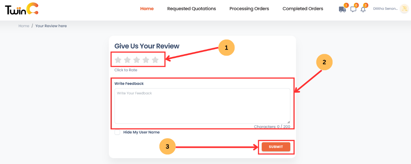 web customer reviews