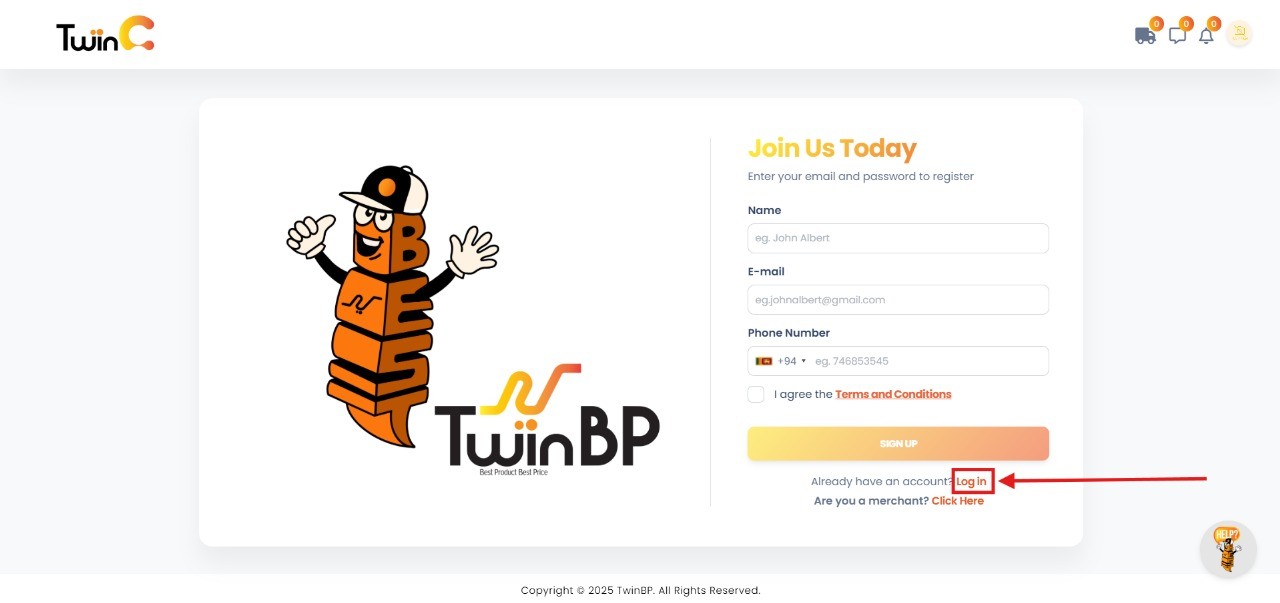 web customer sign-in