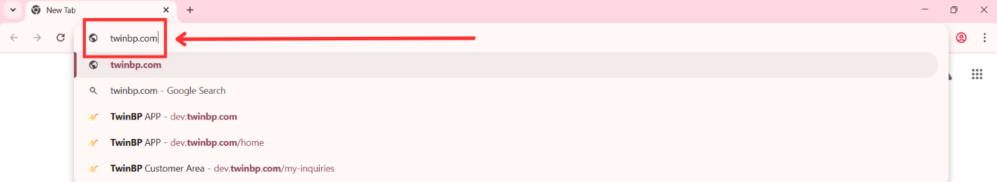 web customer sign-up